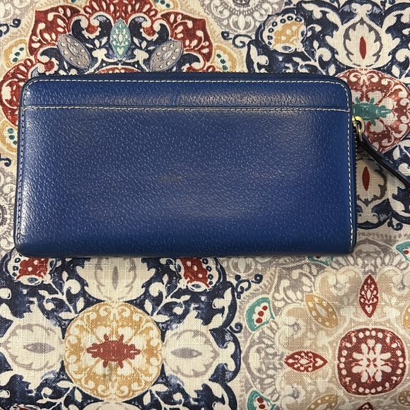 Kate Spade Royal Blue Leather Wallet - Picture 3 of 5